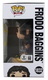 Elijah Wood LOTR "Frodo" Signed #1832 Funko Pop Figure w/ Yellow Sig BAS