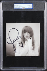 Taylor Swift Signed The Tortured Poets Department CD Insert w/ Heart PSA Slabbed