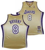 Lakers Kobe Bryant Signed M&N 1996-16 Black Mamba HOF HWC Jersey PSA/DNA #B11731