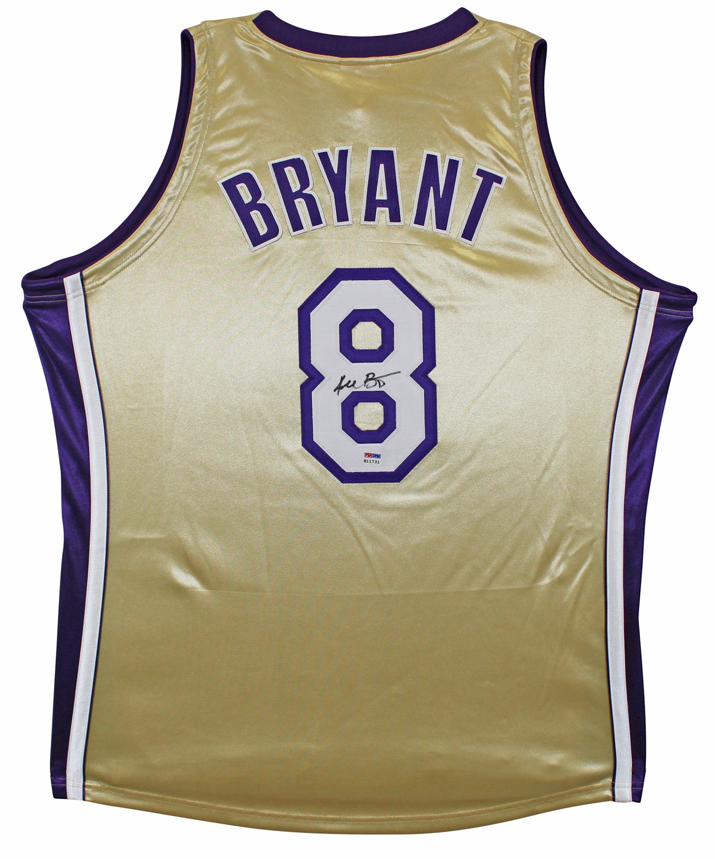 Lakers Kobe Bryant Signed M&N 1996-16 Black Mamba HOF HWC Jersey PSA/DNA #B11731