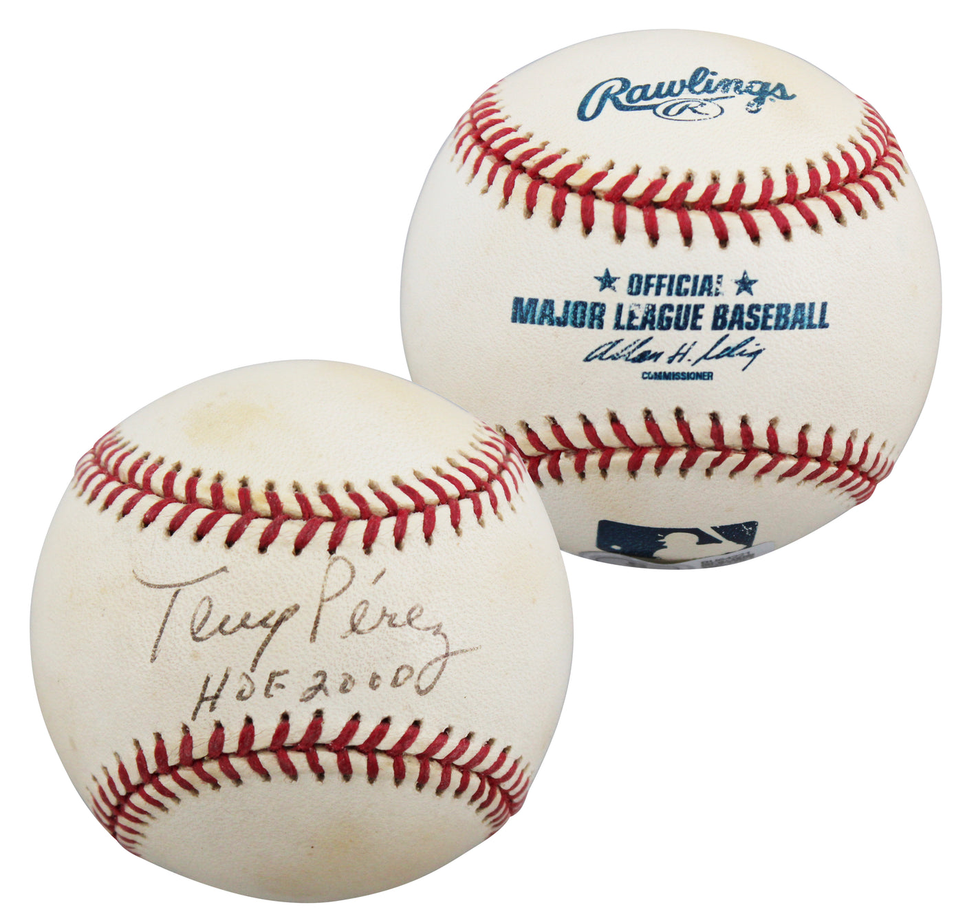 Reds Tony Perez "HOF 2000" Authentic Signed OML Baseball BAS #BU64221