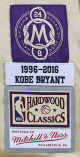 Lakers Kobe Bryant Signed M&N 1996-16 Black Mamba HOF HWC Jersey PSA/DNA #B11731