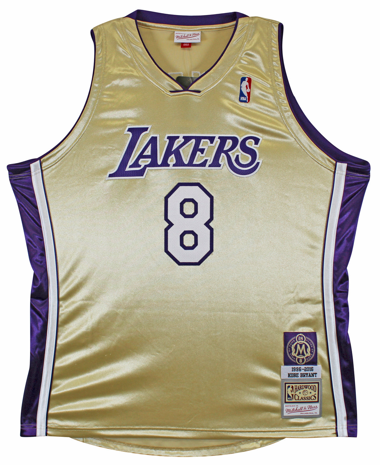 Lakers Kobe Bryant Signed M&N 1996-16 Black Mamba HOF HWC Jersey PSA/DNA #B13538