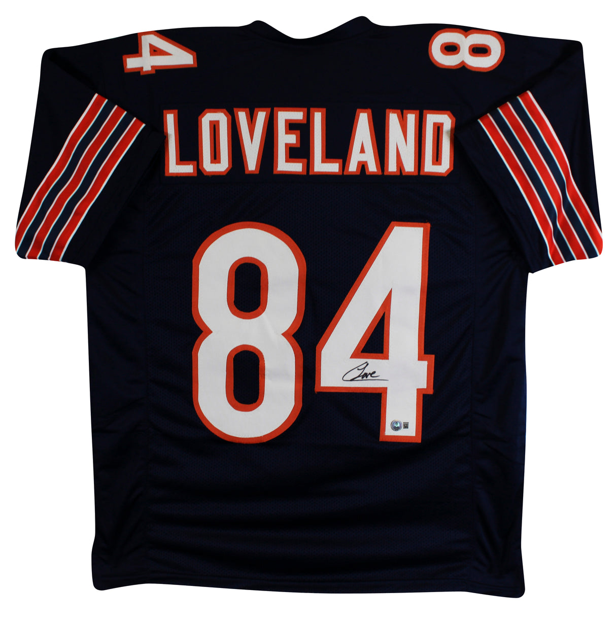Colston Loveland Authentic Signed Navy Pro Style Jersey BAS Witnessed