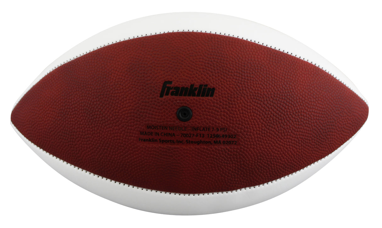 Buccaneers Ronde Barber "HOF 23" Signed White Panel Logo Football BAS Witnessed