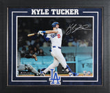 Dodgers Kyle Tucker Authentic Signed 16x20 Framed Horizontal Photo Fanatics
