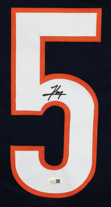 Kyle Monangai Authentic Signed Navy Blue Pro Style Jersey JSA Witness 2