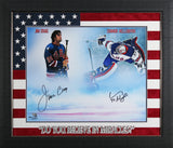 Jim Craig & Connor Hellebuyck Team USA Signed 16x20 Framed Photo Fanatics