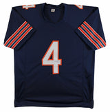D'Andre Swift Authentic Signed Navy Pro Style Jersey Autographed BAS Witnessed