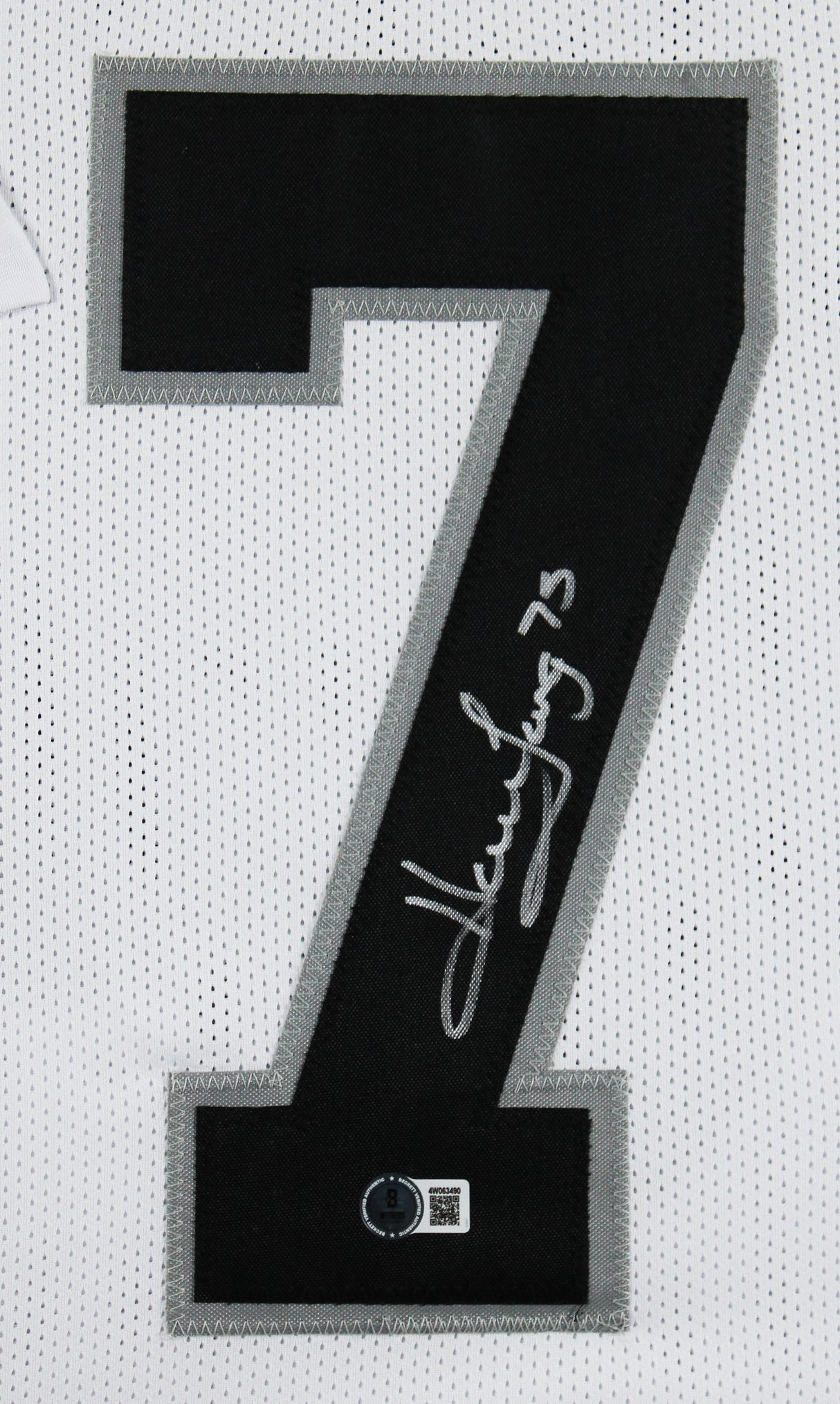 Howie Long Authentic Signed White Pro Style Framed Jersey BAS Witnessed