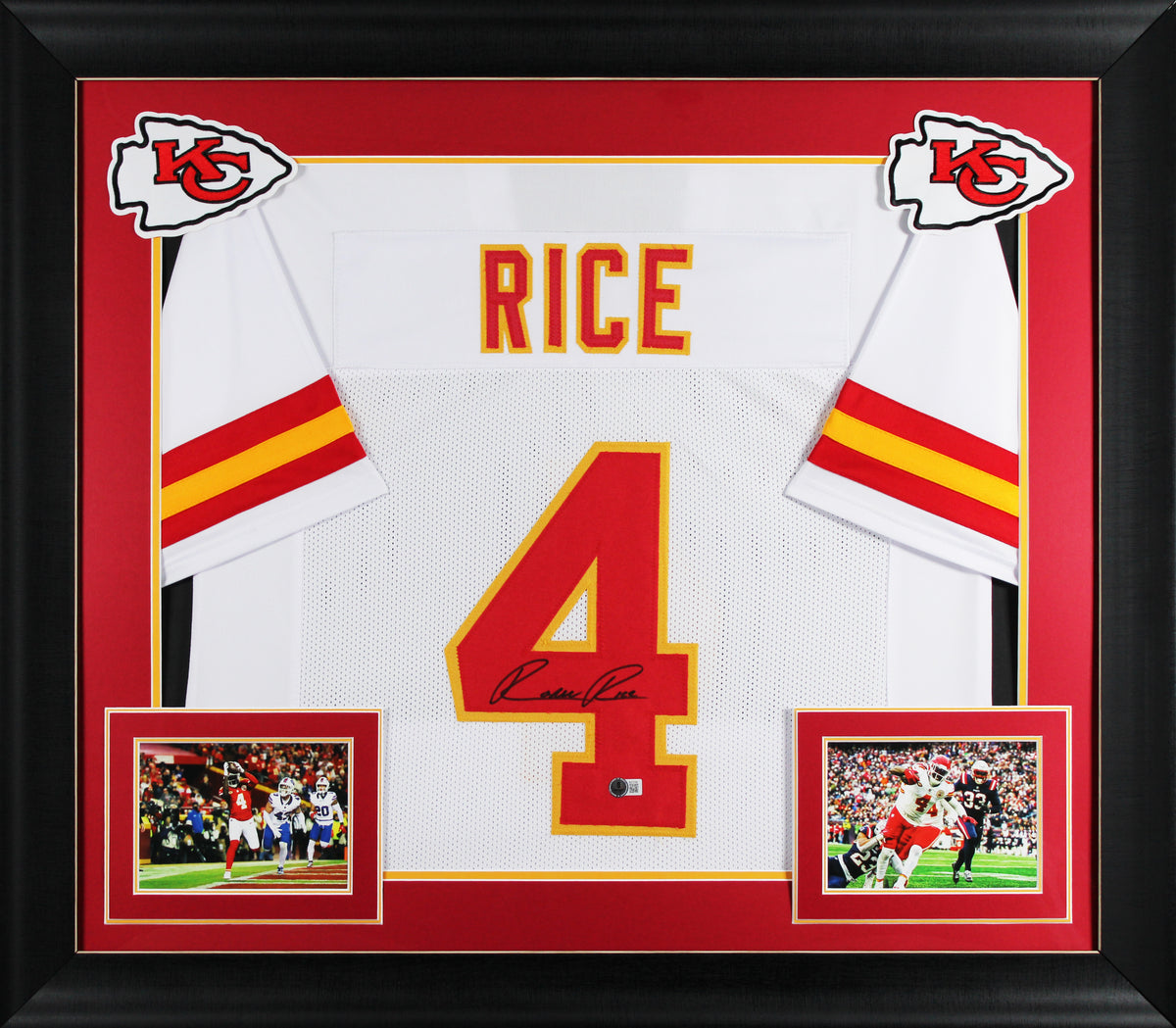 Chiefs Rashee Rice Jersey Rashee Rice Signed Memorabilia: Framed Chiefs Jersey – Pristine Marketplace