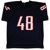 Arizona Rob Gronkowski Authentic Signed Navy Blue Pro Style Jersey BAS Witnessed