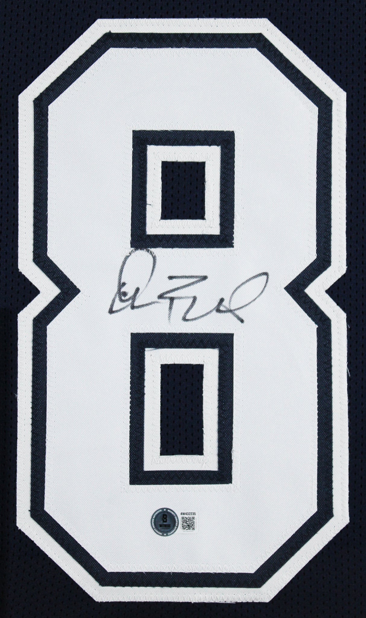 Dez Bryant Authentic Signed Navy Pro Style Framed Jersey BAS Witnessed