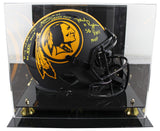 WFT Williams, Rypien & Riggins Signed Eclipse F/S Speed Rep Helmet W/ Case BAS W