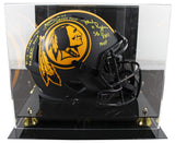WFT Williams, Rypien & Riggins Signed Eclipse F/S Speed Rep Helmet W/ Case BAS W