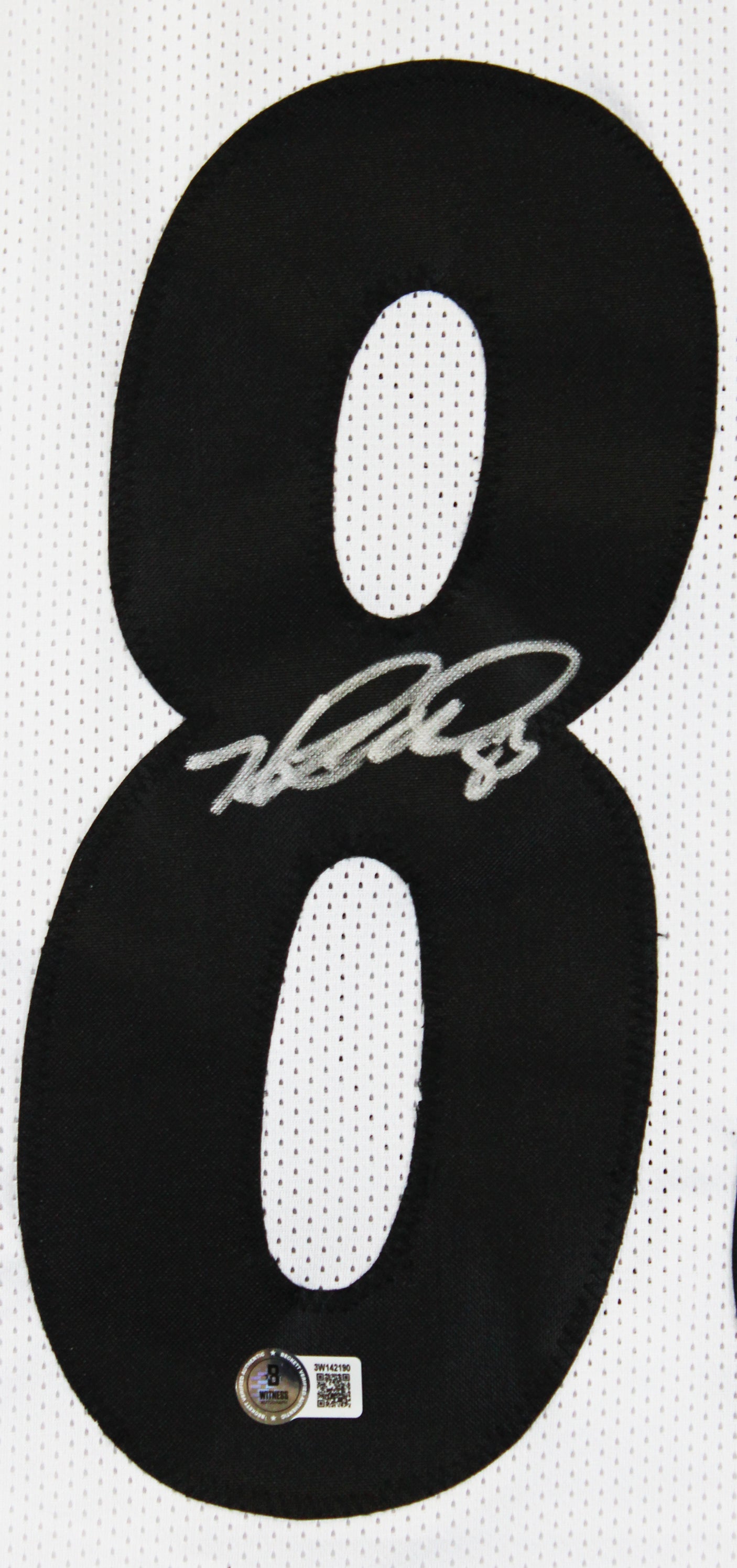 Heath Miller Authentic Signed White Pro Style Jersey Autographed BAS Witnessed