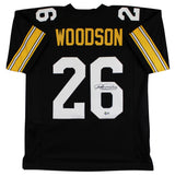 Rod Woodson Authentic Signed Black Pro Style Jersey Autographed BAS Witnessed