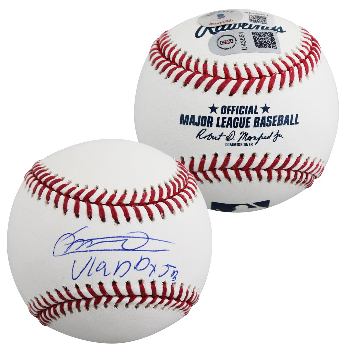 Blue Jays Vladimir Guerrero Jr. "Vladdy Jr." Signed OML Baseball BAS Witnessed