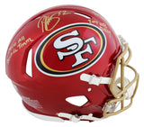 49ers Patrick Willis "3x Insc" Signed Flash F/S Speed Proline Helmet W/ Case BAS