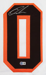 Quinshon Judkins Authentic Signed White Pro Style Jersey BAS Witnessed