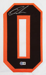 Quinshon Judkins Authentic Signed White Pro Style Jersey BAS Witnessed