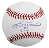 Blue Jays Vladimir Guerrero Jr. "SS 24" Signed Manfred OML Baseball W/ Case JSA