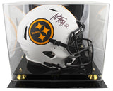 Steelers Najee Harris Signed Lunar Full Size Speed Proline Helmet W/ Case Fan