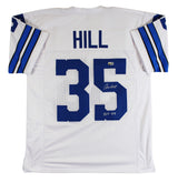 Calvin Hill "ROY 1969" Authentic Signed White Pro Style Jersey BAS Witnessed