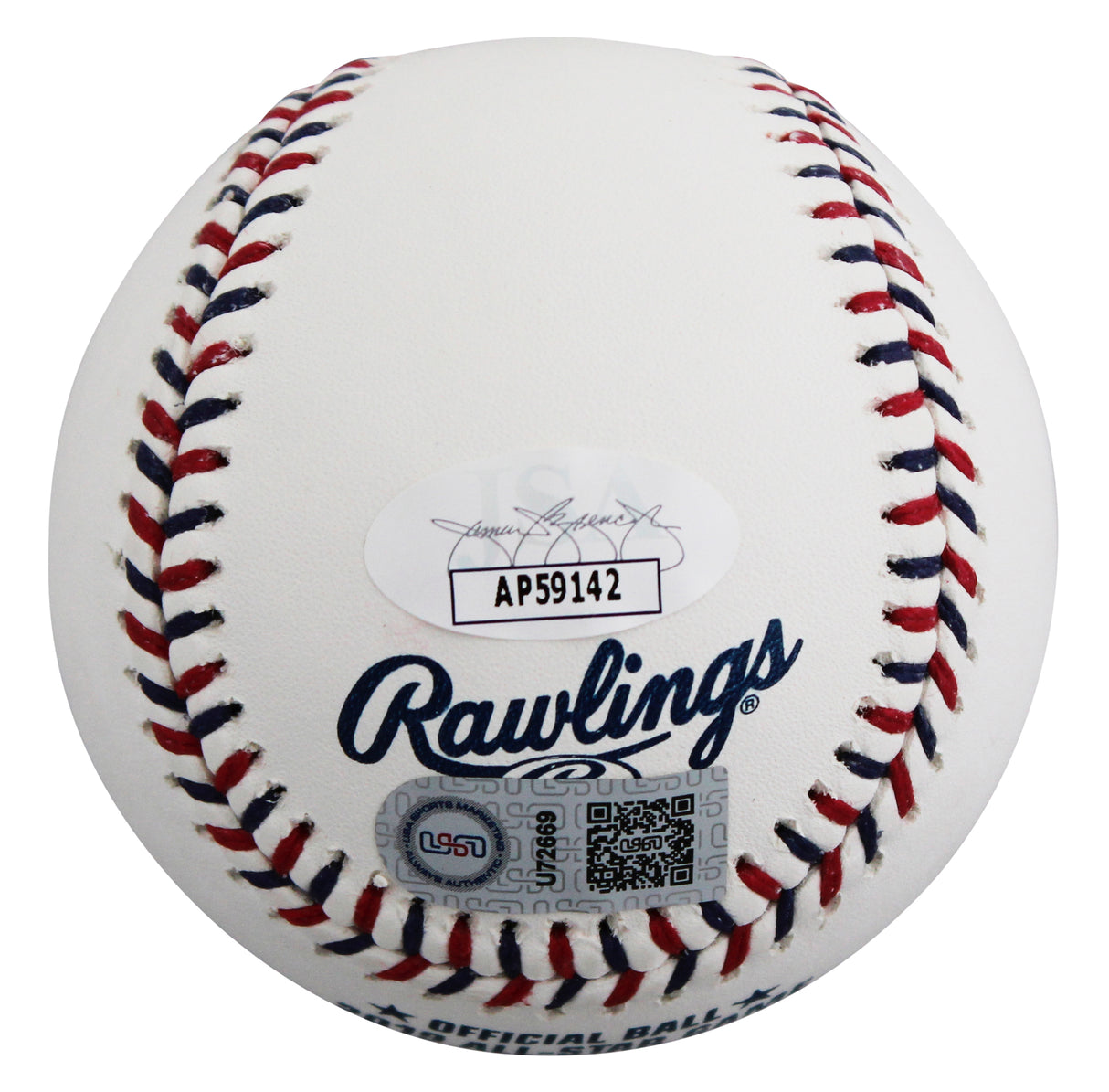 Rockies Nolan Arenado Authentic Signed 2019 All-Star Game Logo OML Baseball JSA