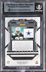 Cowboys Emmitt Smith Authentic Signed 2022 Panini Prizm #85 Card BAS Slabbed