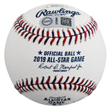 Rockies Nolan Arenado Signed 2019 All-Star Game Logo OML Baseball W/ Case JSA