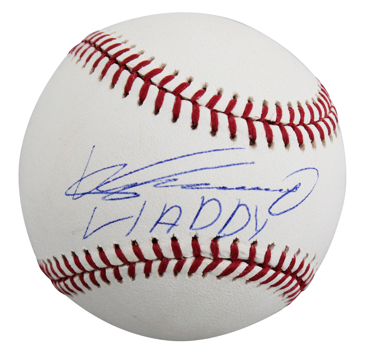Angels Vladimir Guerrero "Vladdy" Signed Robert Manfred OML Baseball W/ Case JSA