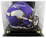 Vikings Adrian Peterson "All Day" Signed F/S Speed Proline Helmet W/ Case BAS W