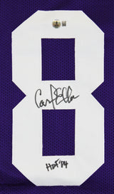 Carl Eller "HOF 2004" Authentic Signed Purple Pro Style Jersey BAS Witnessed