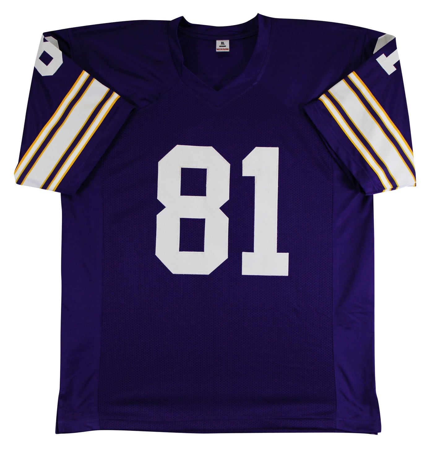 Carl Eller "HOF 2004" Authentic Signed Purple Pro Style Jersey BAS Witnessed