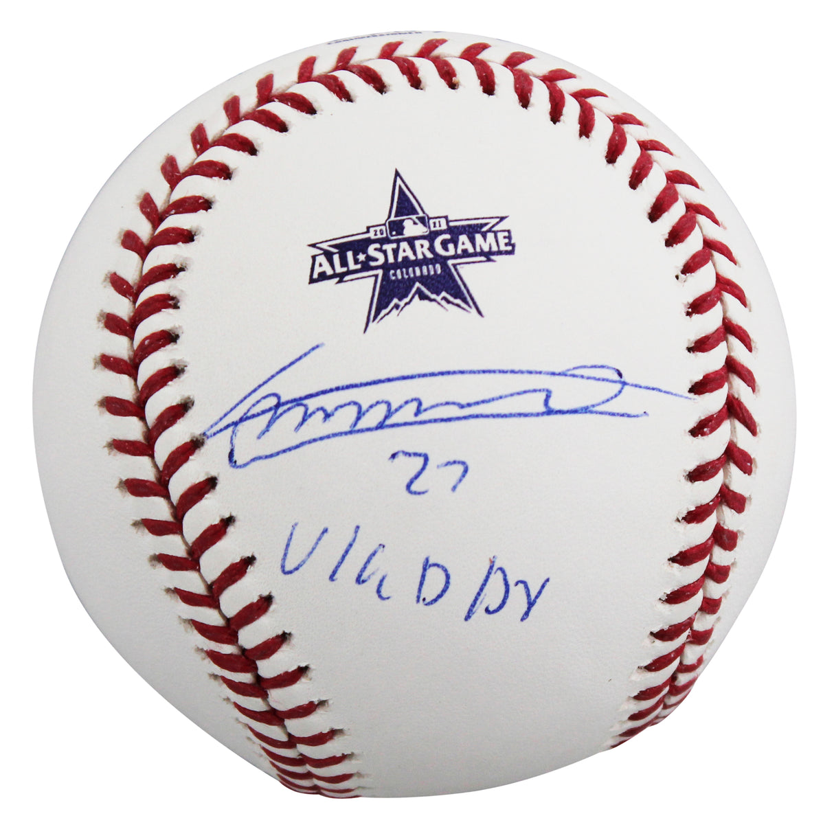 Blue Jays Vladimir Guerrero Jr. "Vladdy" Signed 2021 ASG Logo OML Baseball JSA