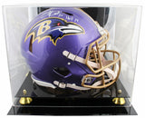 Ravens Ed Reed "HOF 19" Signed Flash F/S Speed Proline Helmet W/ Case BAS Wit