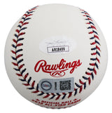 Rockies Nolan Arenado Signed 2018 All-Star Game Logo OML Baseball W/ Case JSA