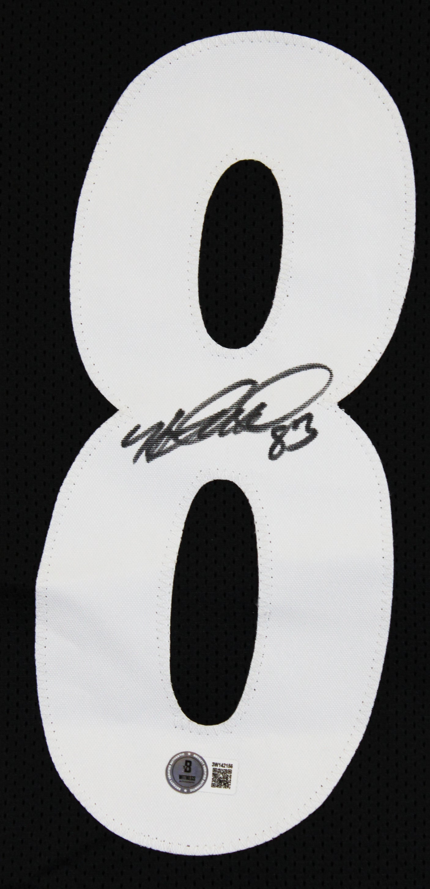 Heath Miller Authentic Signed Black Pro Style Jersey Autographed BAS Witnessed