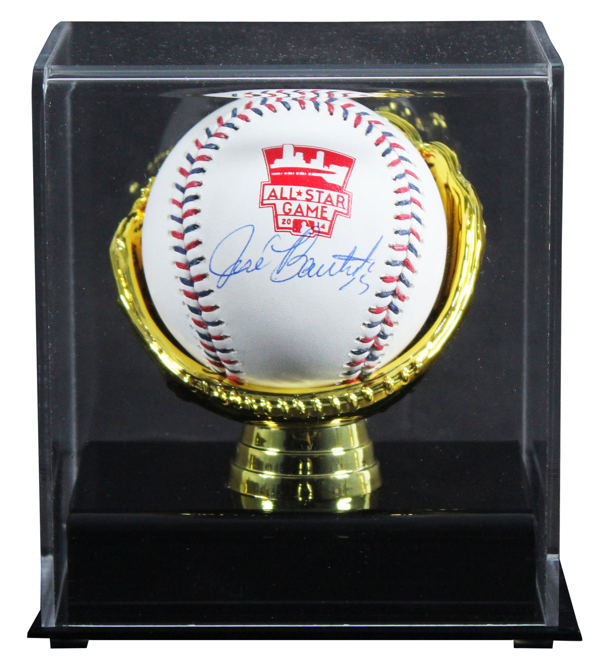 Blue Jays Jose Bautista Signed 2014 All-Star Game Logo Baseball W/ Case JSA