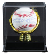Vladimir Guerrero Sr. & Vladimir Guerrero Jr. Signed OML Baseball W/ Case JSA