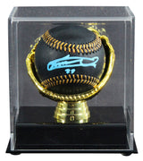 Blue Jays Vladimir Guerrero Jr. Signed Black OML Baseball W/ Case BAS Witnessed