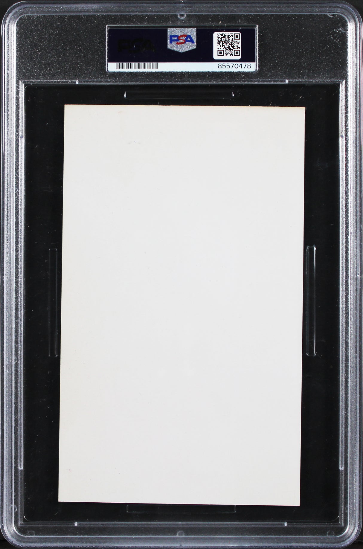 Eric Clapton Signed 4.75x7.5 The Eric Clapton Concert Print PSA/DNA Slabbed