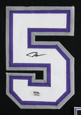 Jason Williams Authentic Signed Black Pro Style Framed Jersey PSA/DNA 2