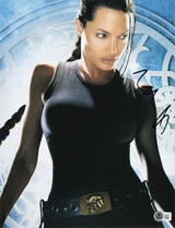 Angelina Jolie Tomb Raider Authentic Signed 11x14 Framed Photo BAS #BT67825