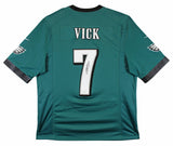 Eagles Michael Vick Authentic Signed Green Nike Jersey w/ Sewn #'s JSA Witness