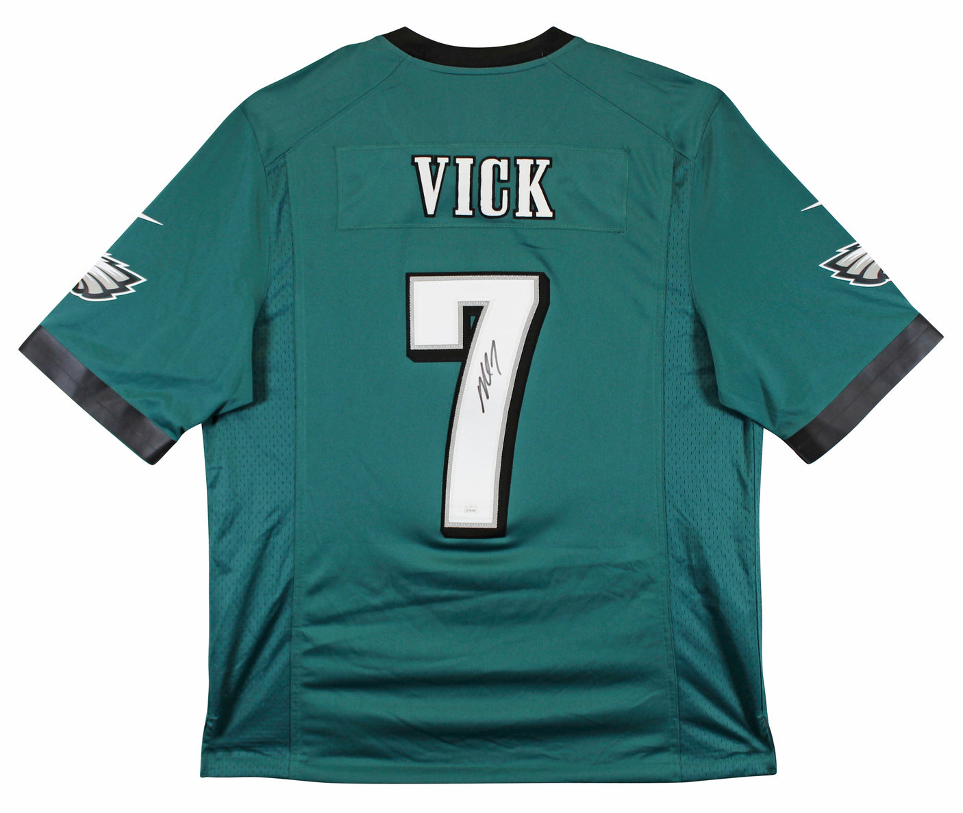 Eagles Michael Vick Authentic Signed Green Nike Jersey w/ Sewn #'s JSA Witness