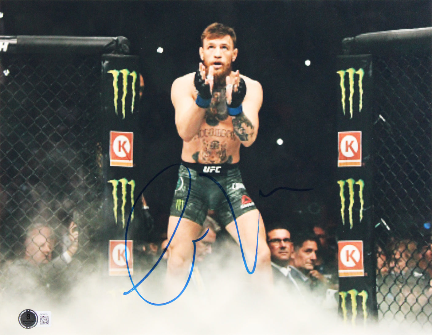 MMA Conor McGregor Authentic Signed 11x14 Framed Photo BAS #BM58679