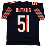 Dick Butkus "HOF 79" Authentic Signed Navy Blue Pro Style Jersey Autographed BAS