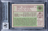Rams Eric Dickerson "HOF 99" Signed 1984 Topps #280 Card Auto 10! BAS Slabbed 2